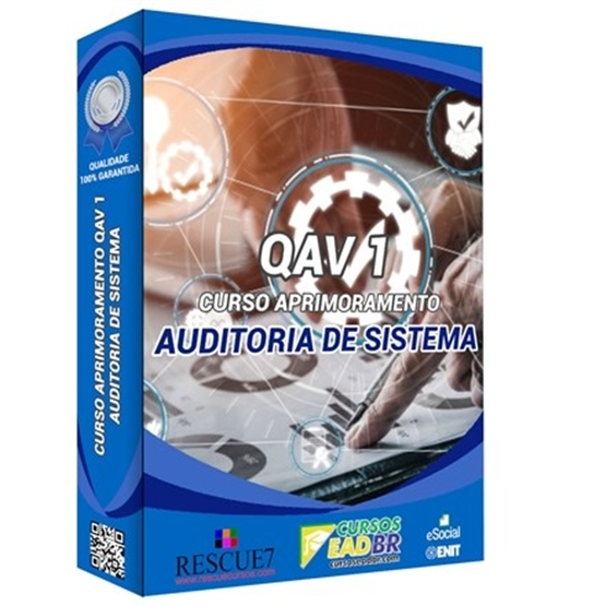 Curso Auditoria de Sistema QAV 1 | EAD | Ao Vivo | Presencial | Online | 158012
