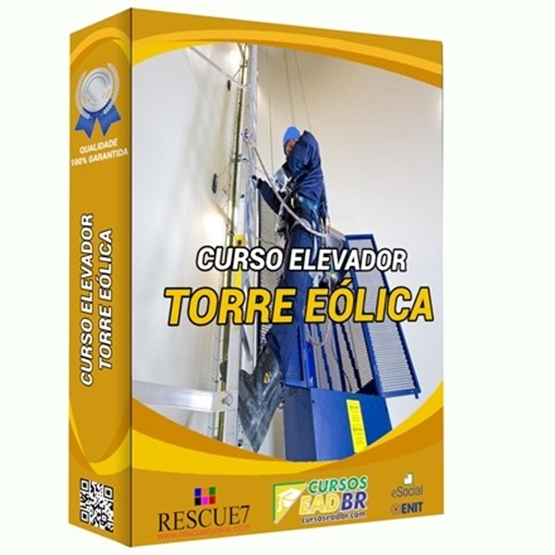 Curso Elevador Torre Eólica | EAD | Ao Vivo | Presencial | Online | 132828