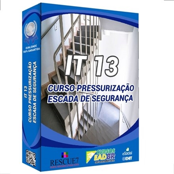 IT 13 – CURSO PRESSURIZAÇÃO ESCADA SEGURANÇA | EAD | Ao Vivo | 68616