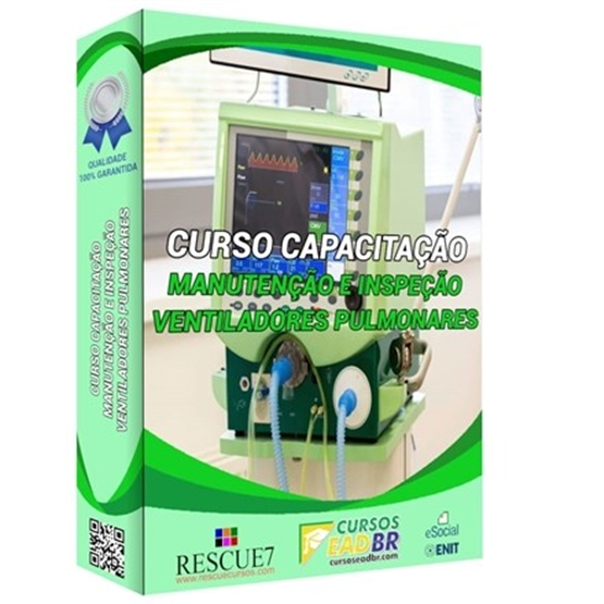 Curso Manutenção de Ventiladores Pulmonares | EAD | Ao Vivo | Presencial | Online | 102778