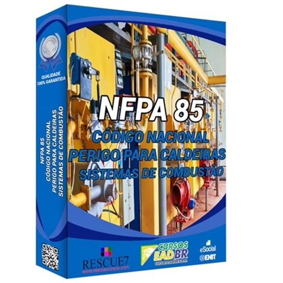 Curso Treinamento NFPA 85 | EAD | Ao Vivo | Presencial | Online | 86218