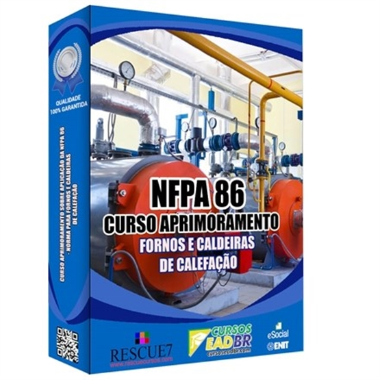 Curso NFPA 86 - Norma para Fornos e Caldeiras de Calefação | EAD | Presencial | Online | Ao vivo | 98866
