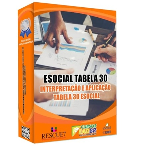 Curso eSocial Tabela 30 | EAD | Presencial | Online | Ao vivo | 161212