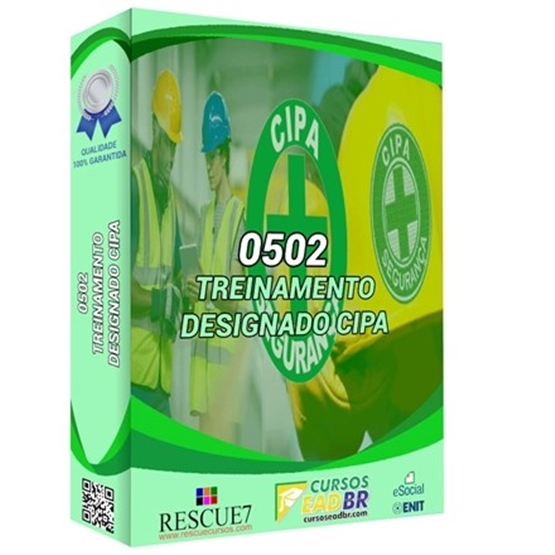 Treinamento Designado da CIPA - Código Exigência eSocial: 0502 | EAD | Ao Vivo | Presencial | Online | 36118