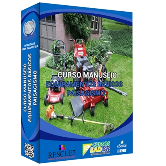 Curso Manuseio Equipamentos Básicos Paisagismo | EAD | Ao Vivo | Presencial | Online | 162610