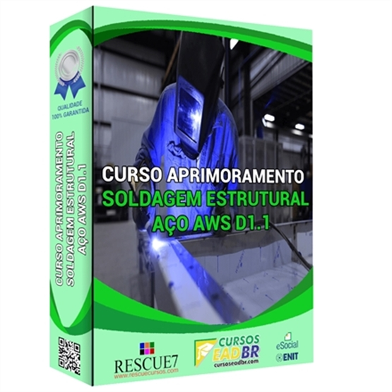 Curso Código Soldagem Estrutural-Aço AWS D1.1 | EAD | Ao Vivo | Presencial | Online | 156633