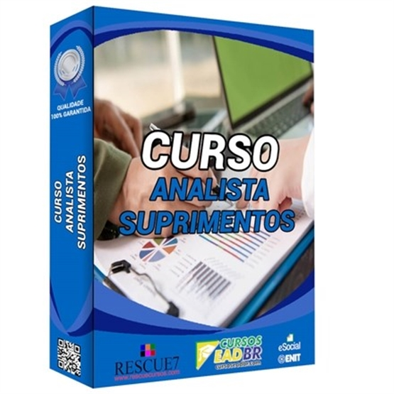 Curso Analista de Suprimentos | EAD | Ao Vivo | Presencial | Online | 68765