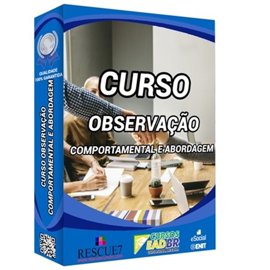 Curso Observação Comportamental e Abordagem | EAD | Treinamento | Presencial | Ao Vivo | Online | 71434