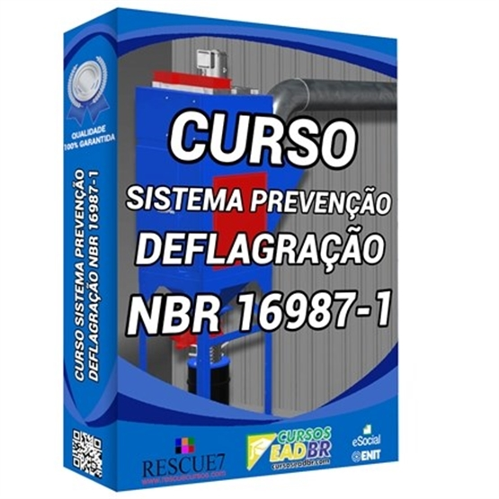 Curso Sistema Prevenção Deflagração NBR 16987-1 | EAD | Treinamento | Presencial |Semipresencial | Transmissão| 163897