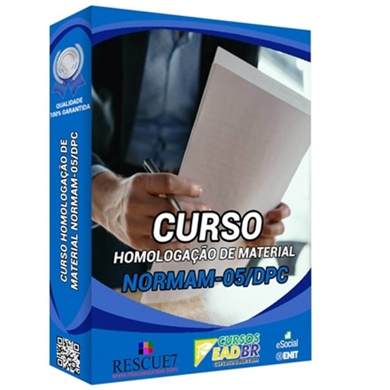 Curso Homologação de Material – NORMAM-05/DPC |Treinamento | EAD | Online | 164422