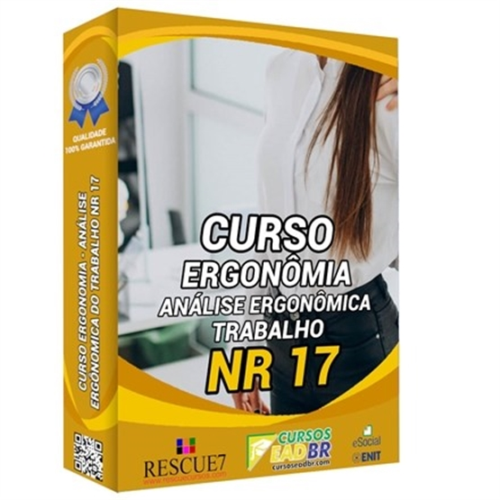 Curso NR 17 Ergonomia – Análise Ergonômica do Trabalho | AET | Treinamento | EAD | Presencial | 9850