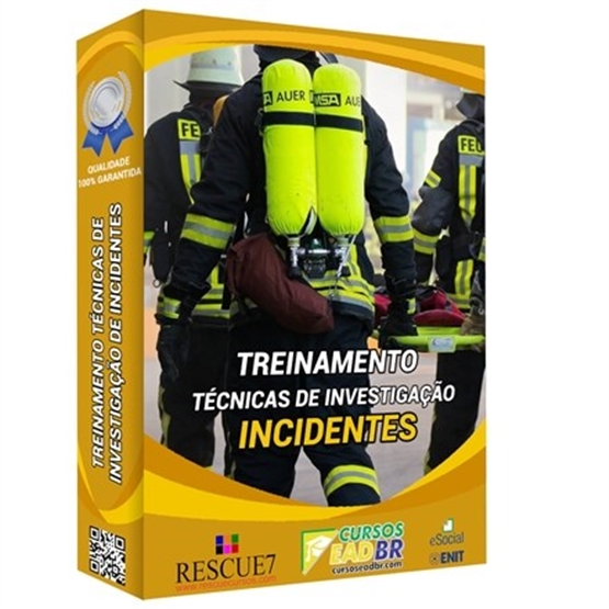 Treinamento Técnicas de Investigação de Incidentes | Acidentes | Curso | EAD | Presencial | Semi | 60157