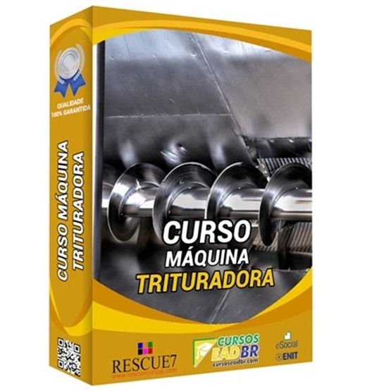Curso Máquina Trituradora | NR 12 | Treinamento | EAD | Presencial | 75724