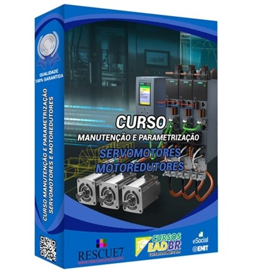 Curso Manutenção e Parametrização de Servomotores e Motoredutores | EAD | Ao Vivo | Presencial | Online | 144759
