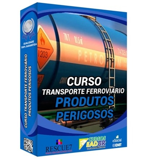 Curso Transporte Ferroviário de Produtos Perigosos | Treinamento | EAD | Presencial | 164958
