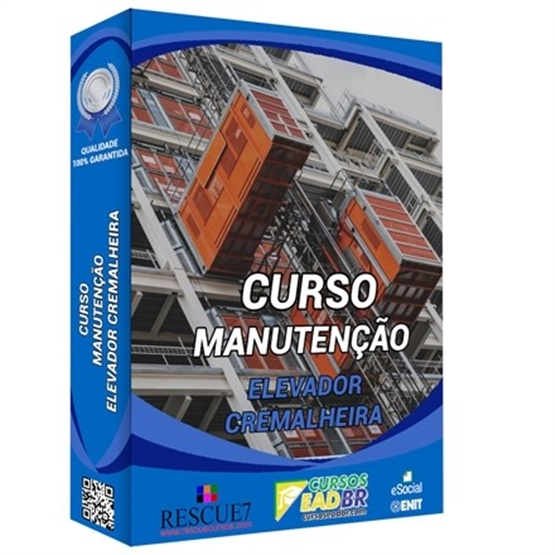 Curso Manutenção Elevador Cremalheira| EAD | Ao Vivo | Presencial | Online | 20757