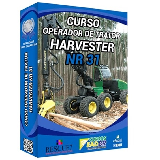 Curso Operador de Trator Harvester NR 31 | EAD | Ao Vivo | Presencial | Online | 143403