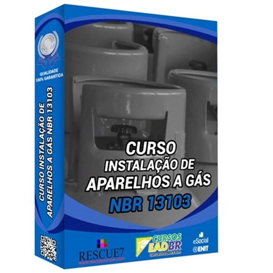 Curso Instalação de Aparelhos a Gás NBR 13103 | Treinamento | EAD |Presencial | 64560