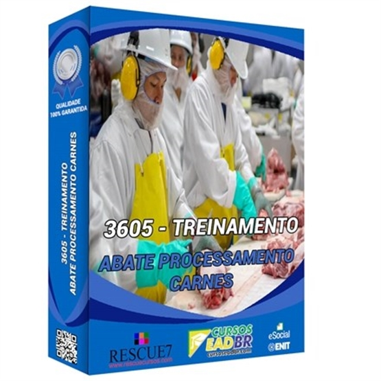 3605 - Treinamento Eventual na Indústria de Abate e Processamento de Carnes e Derivados | EAD | Ao Vivo | Presencial | Online | 52454