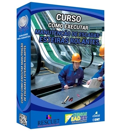 Curso Como Executar Manutenção Escadas Esteiras Rolantes | EAD | 64398