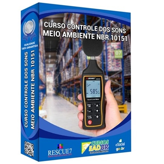 Curso Controle dos Sons Meio Ambiente NBR 10151 | EAD | Ao Vivo | Presencial | 35318