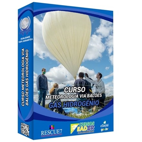 Curso Meteorologia via Balões Gás Hidrogênio| EAD | Ao Vivo | Presencial | Online | 58919