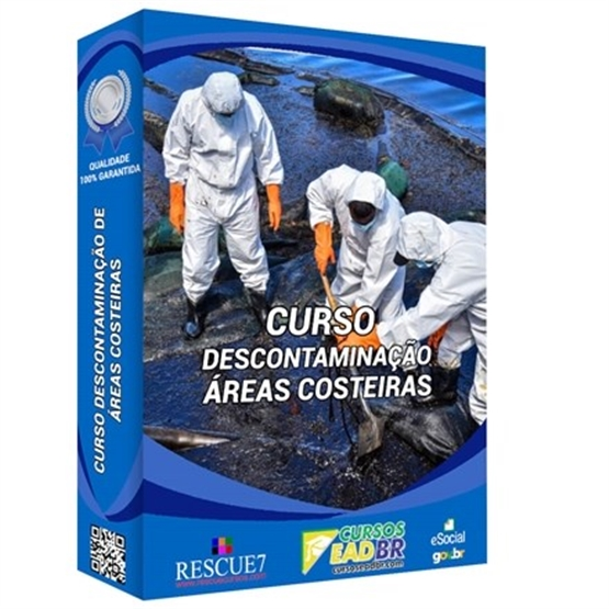 Curso Descontaminação Áreas Costeiras | Limpeza | Treinamento | EAD | 168053