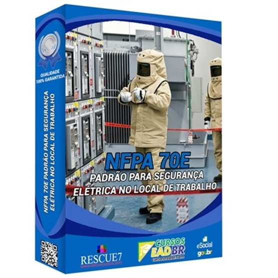 NFPA 70E: Padrão para Segurança Elétrica no Local de Trabalho | EAD | Ao Vivo | Presencial | Online | 44897
