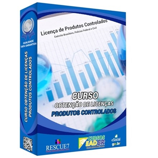 Curso Obtenção de Licenças de Produtos Controlados | EAD | Ao Vivo | 70614