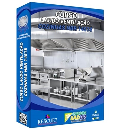 Curso Laudo Ventilação Cozinhas NBR 14518 | EAD | Ao Vivo | 132916