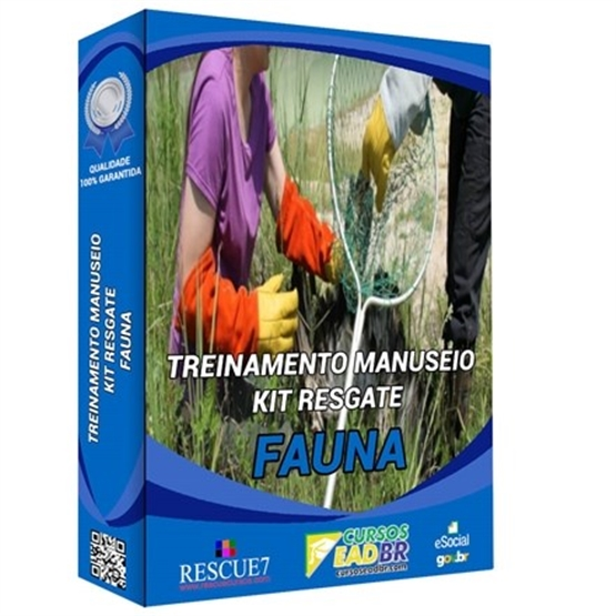 Treinamento Manuseio do Kit de Resgate de Fauna | EAD | Ao Vivo | Presencial | Online | 65292