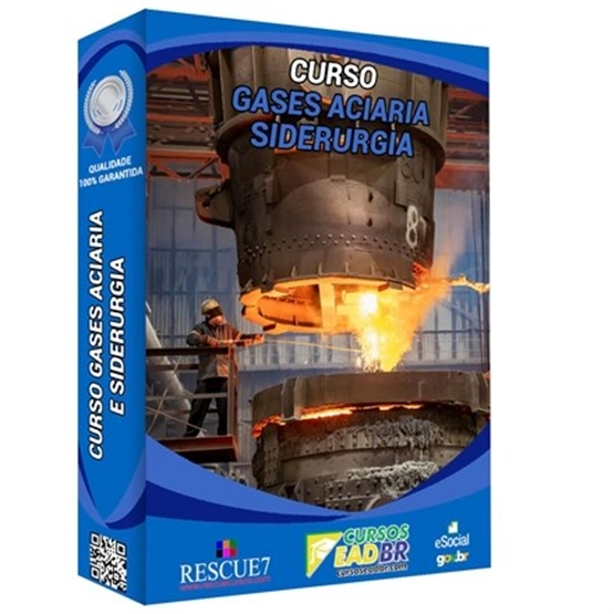 Curso Gases Aciaria e Siderurgia | Treinamento | EAD | Presencial | Online | 172949