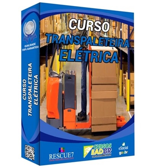 Curso Transpaleteira Elétrica NR 11| EAD | Ao Vivo | Presencial | Online | 1446