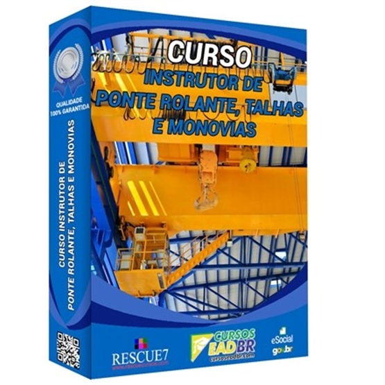 Curso Instrutor Ponte Rolante, Talha e Monovia | EAD | Ao Vivo | 11569