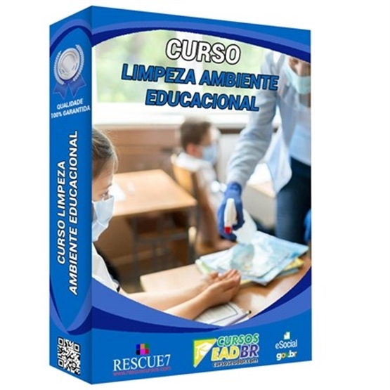 Curso Limpeza Ambiente Educacional | Treinamento | EAD | Presencial | 181581