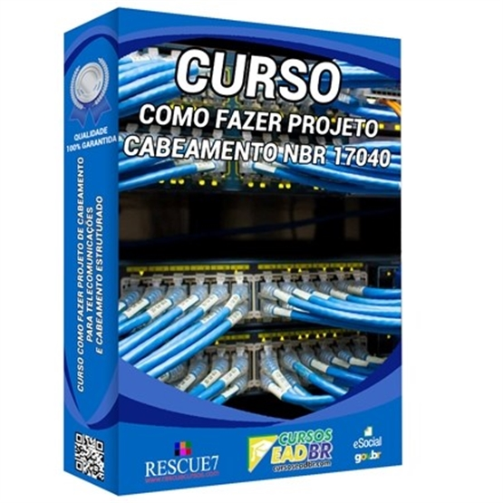 Curso Como Fazer Cabeamento | NBR 17040 | Treinamento | EAD | 185369