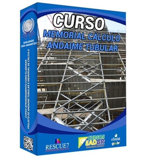 Curso Projeto Memorial Cálculo Andaime Tubular | EAD | Ao Vivo| Presencial | Online | 50273