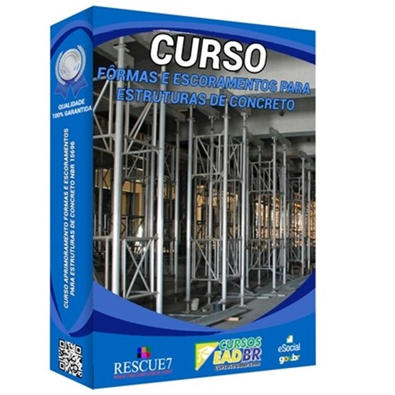 Curso Escoramento Para Estruturas de Concreto | Fôrmas | EAD | Ao vivo | 186141